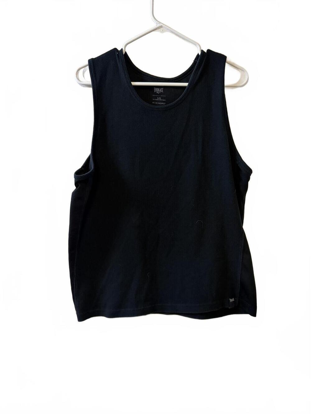 Everlast Black Sleeveless Athletic Tank Top